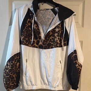 Stylish Leopard Print Women's Jacket